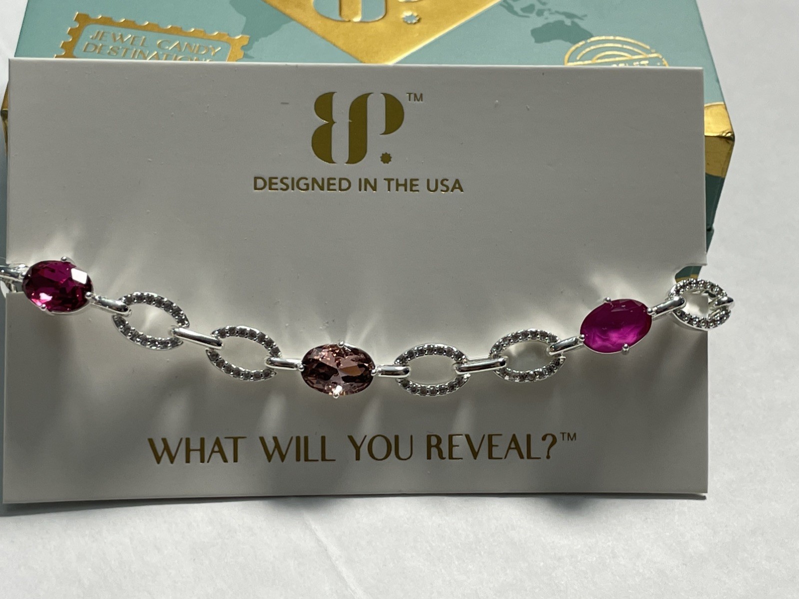 Bomb Party Jewel Candy Bracelet – BR34590 Endless Destinations – Rio Heat, Pinks