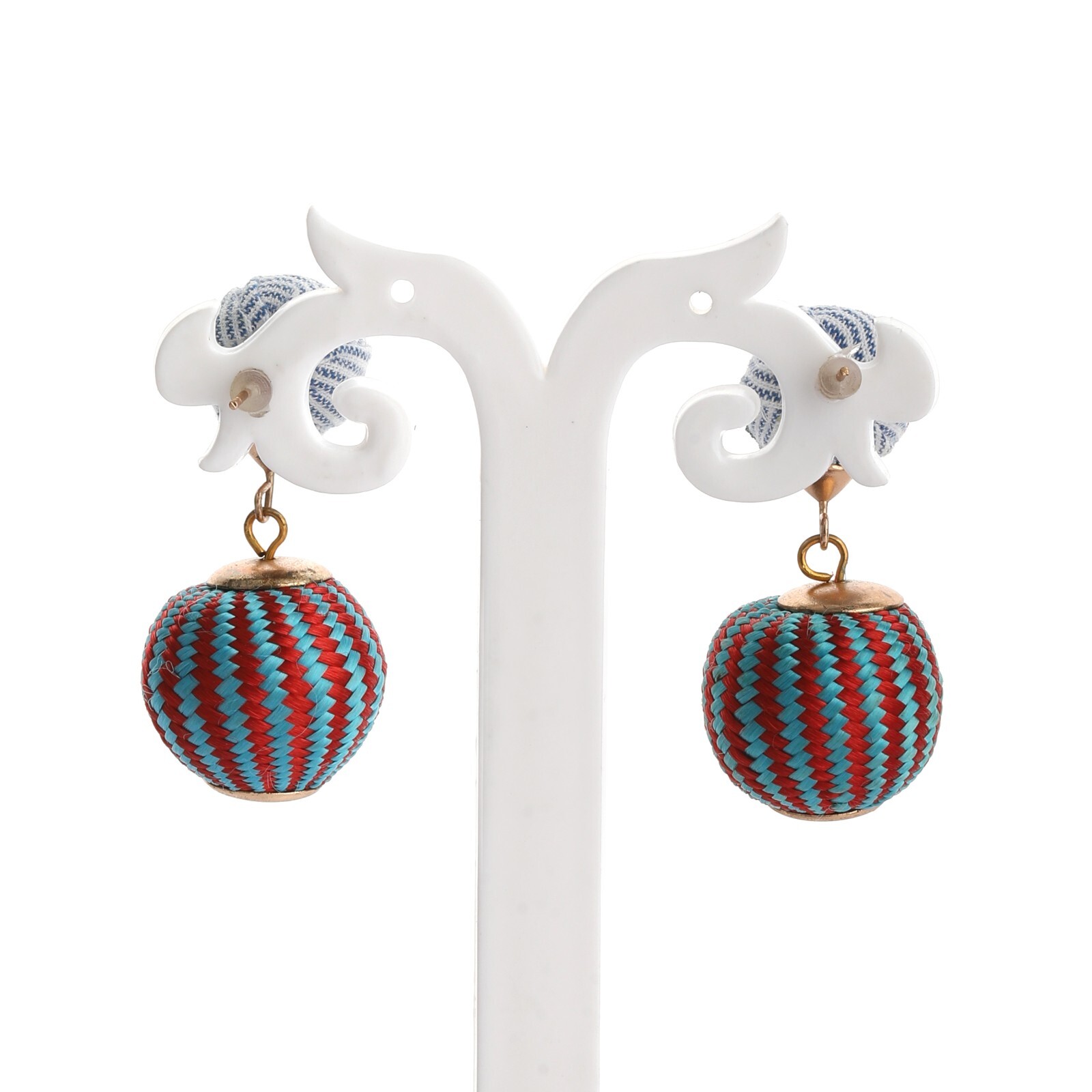 Handmade Ball Shape Multicolor Drop Dangle Fashion Earring