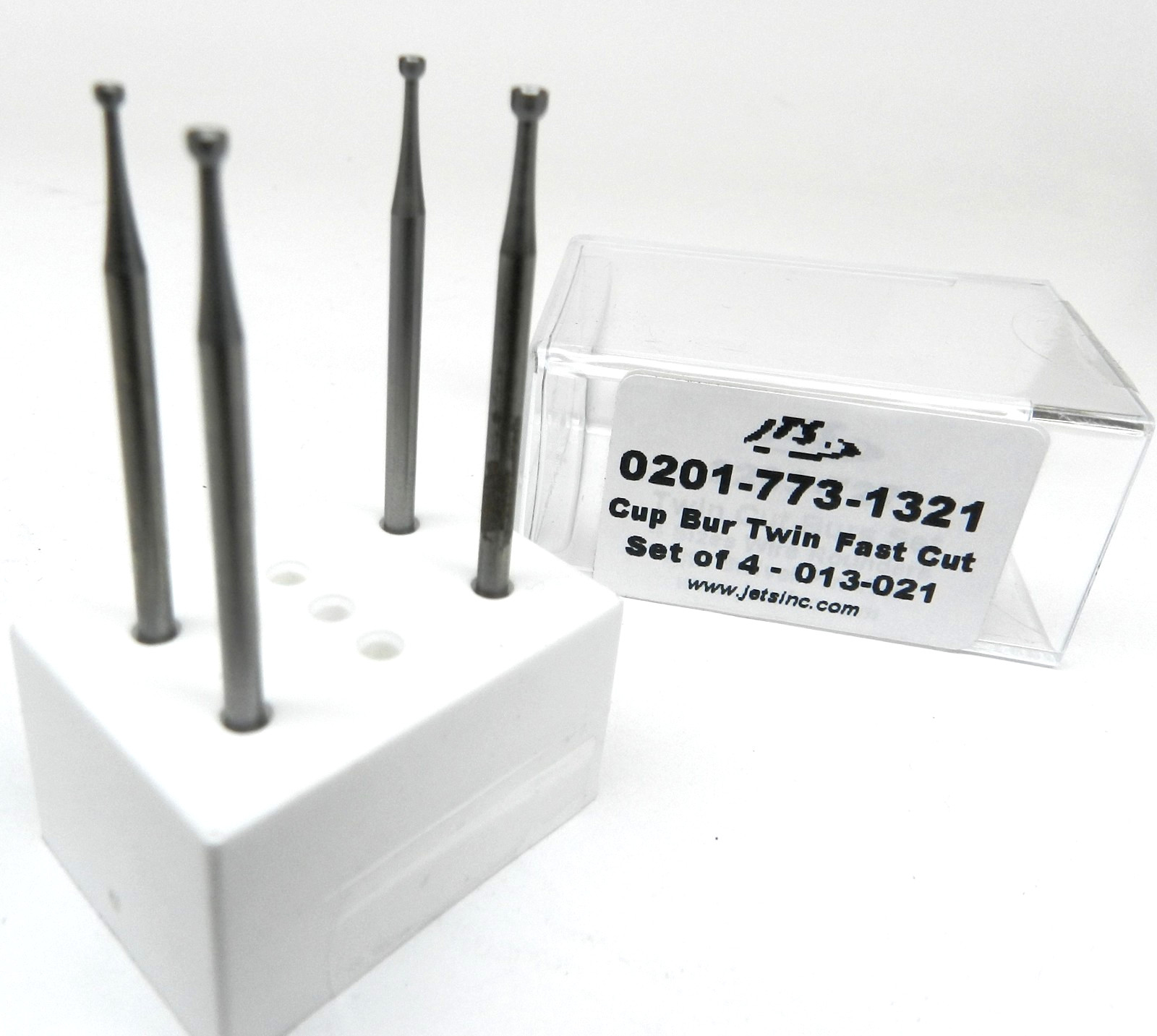 Wire Rounder Burs Twin Cut Cup Burs Fast Clean Cutting Set of 4 Burs for 14-20ga