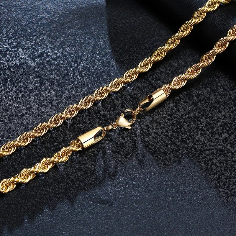 2MM Solid 925 Sterling Silver Italian DIAMOND CUT ROPE CHAIN Necklace Italy