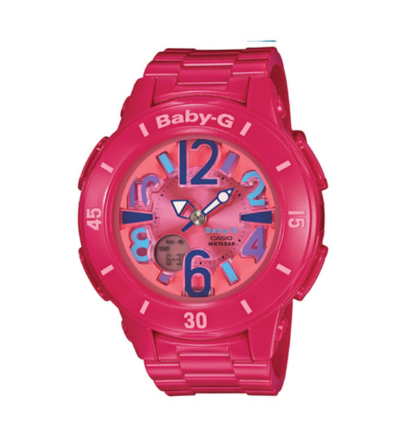 Casio Baby-G BGA-171-4B1DR Neon Marine Pink Analog Digital Watch 100M
