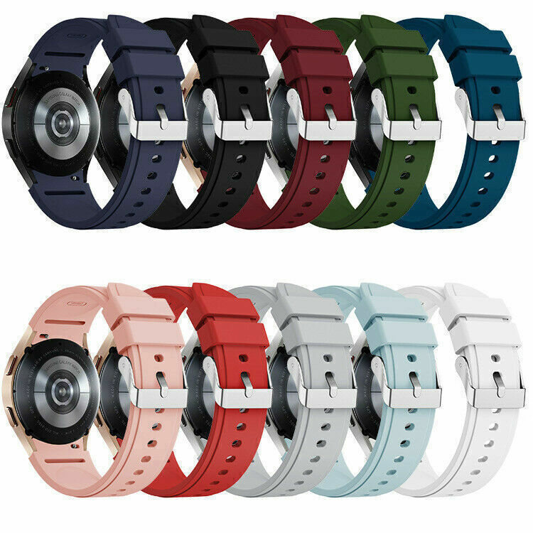No Gap Silicone Watch Band Strap For Samsung Galaxy Watch 4 5 6 7 40/44/43/47mm