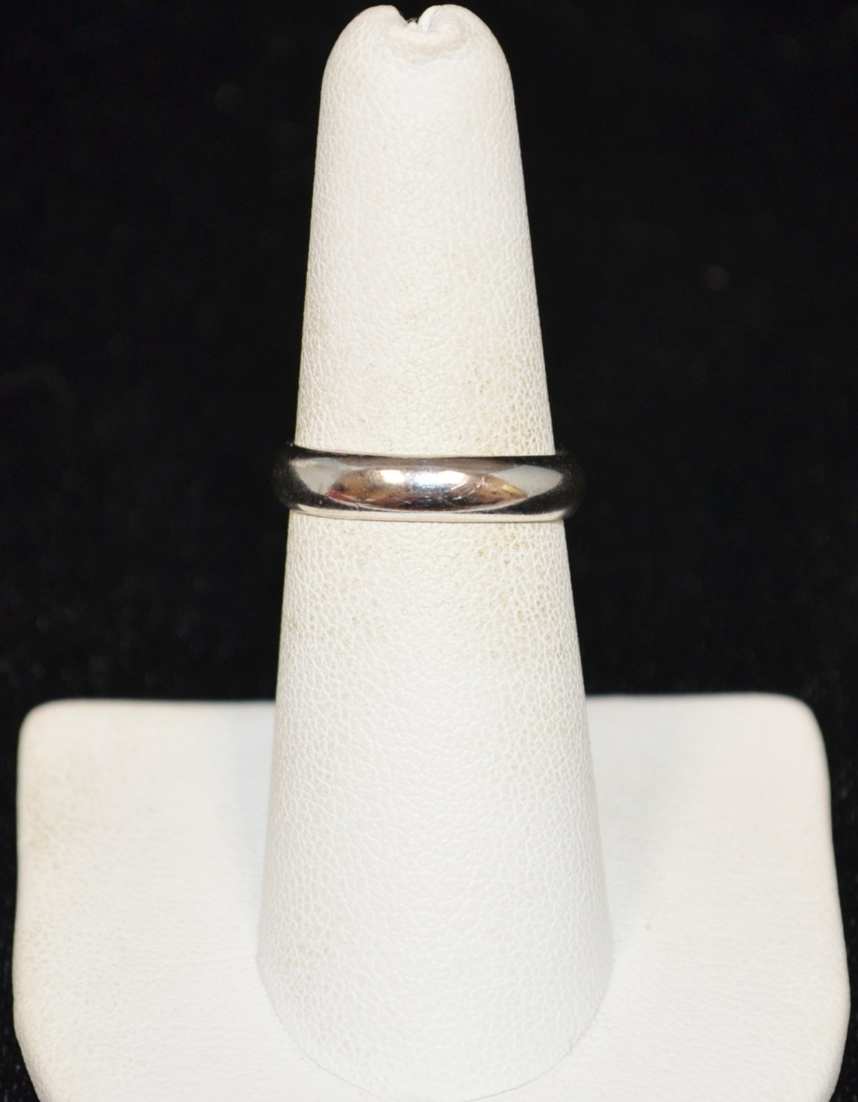 Sterling Silver Simple Smooth Band Ring SZ 6.75 #FMD761