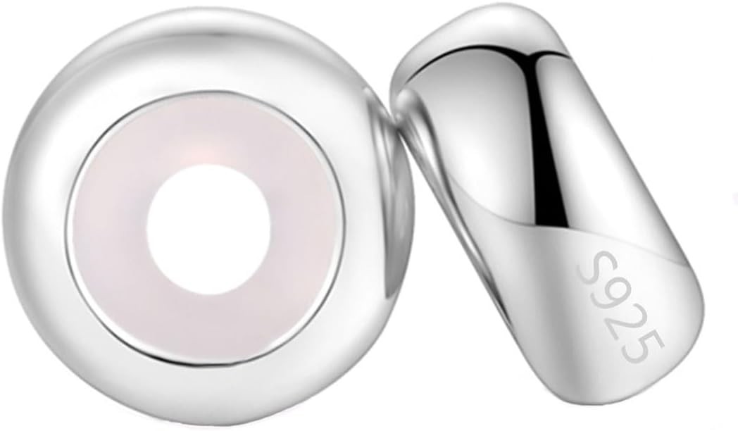 Lightweight and Stylish Sterling Silver Rondelle Spacer Beads for Bracelets