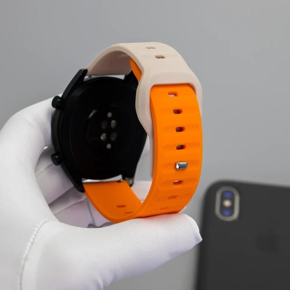 20mm 22mm Sport Silicone Watch Band Universal Quick Release Wrist Strap
