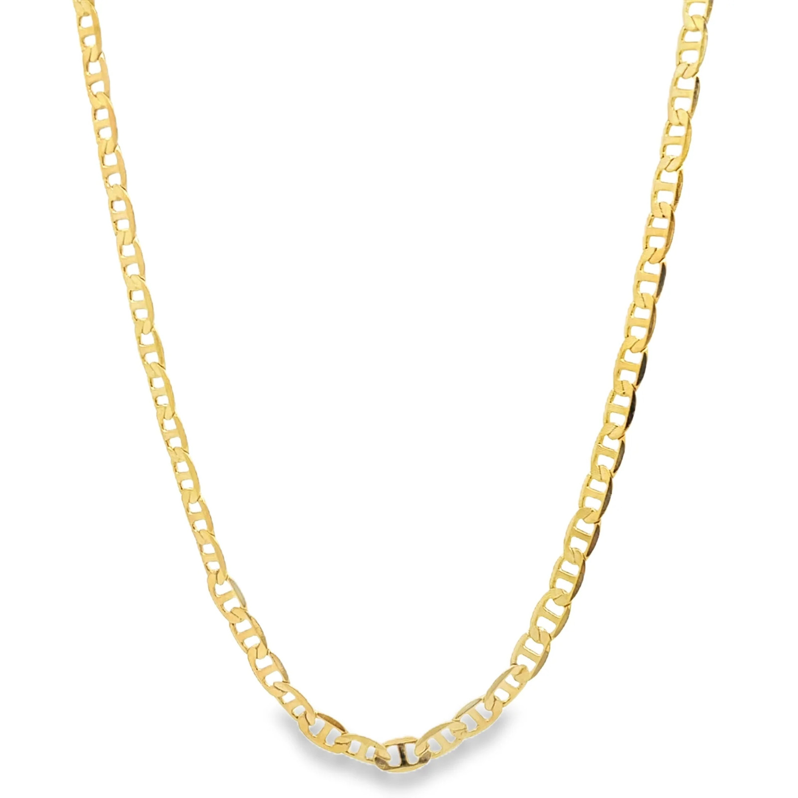 18K Gold Filled 4mm Mariner Chain (XX1)