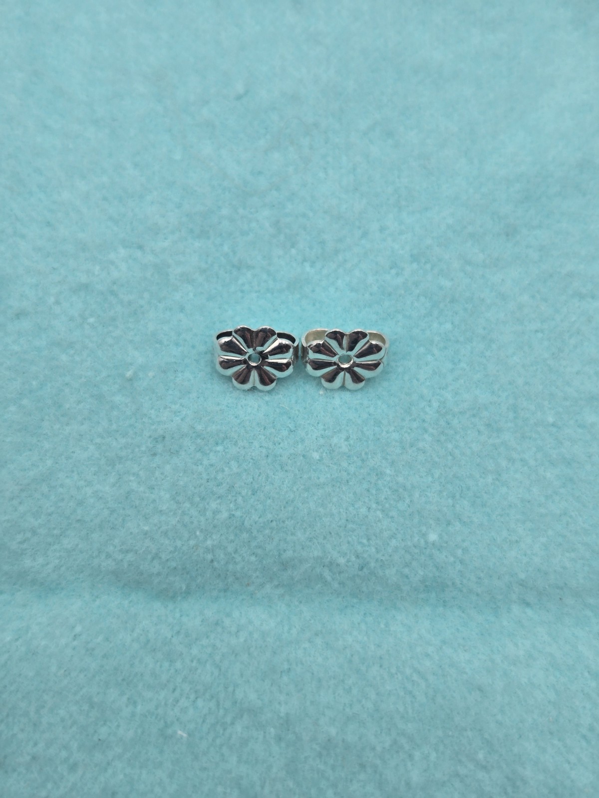 Authentic Tiffany & Co. Sterling Silver Earring Butterfly Push Back Backings