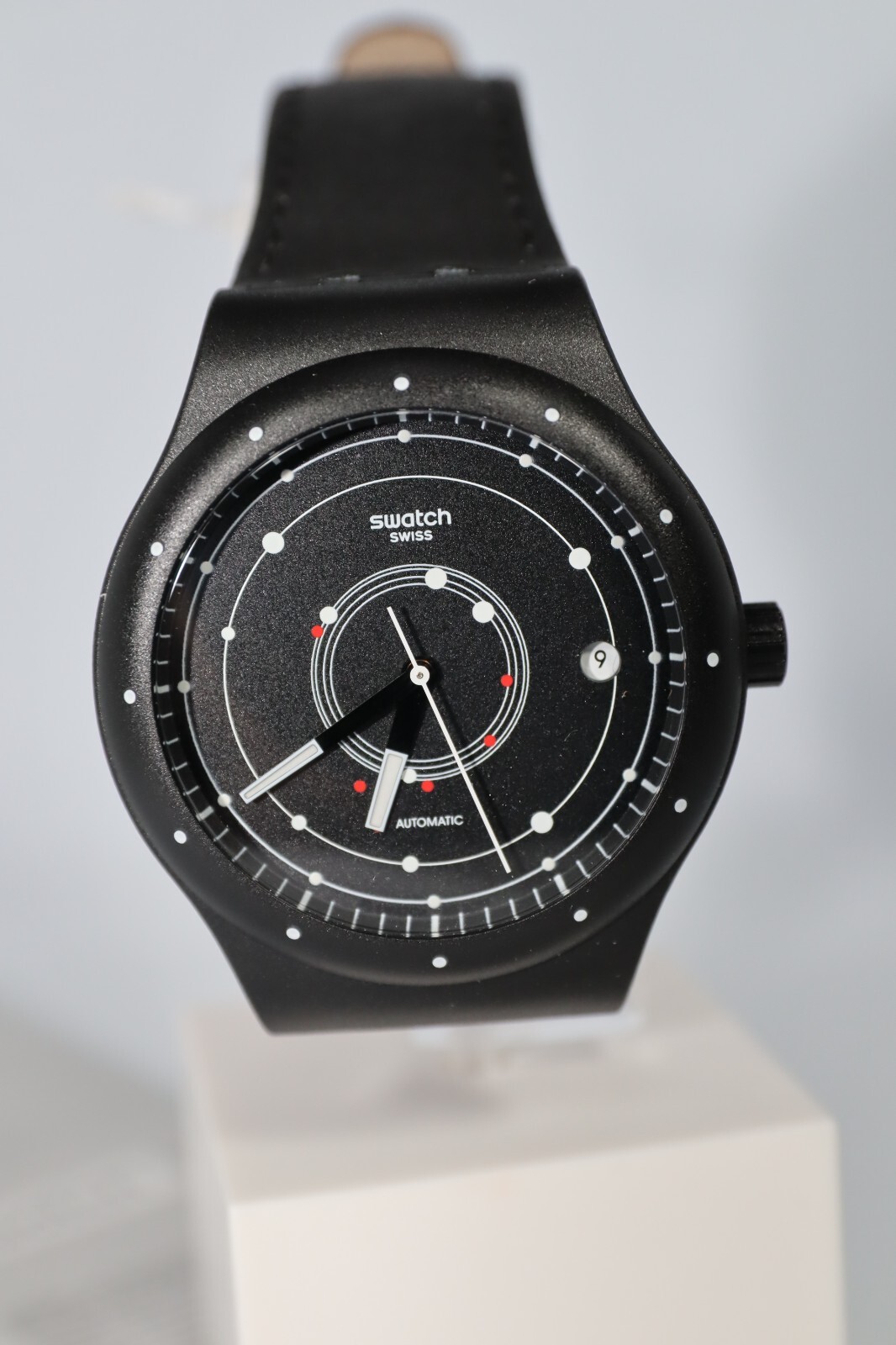 SWATCH, SWISS MADE, MEN’S SISTEM 51 BLACK, STARS AUTOMATIC WATCH, SUTB400, NIB