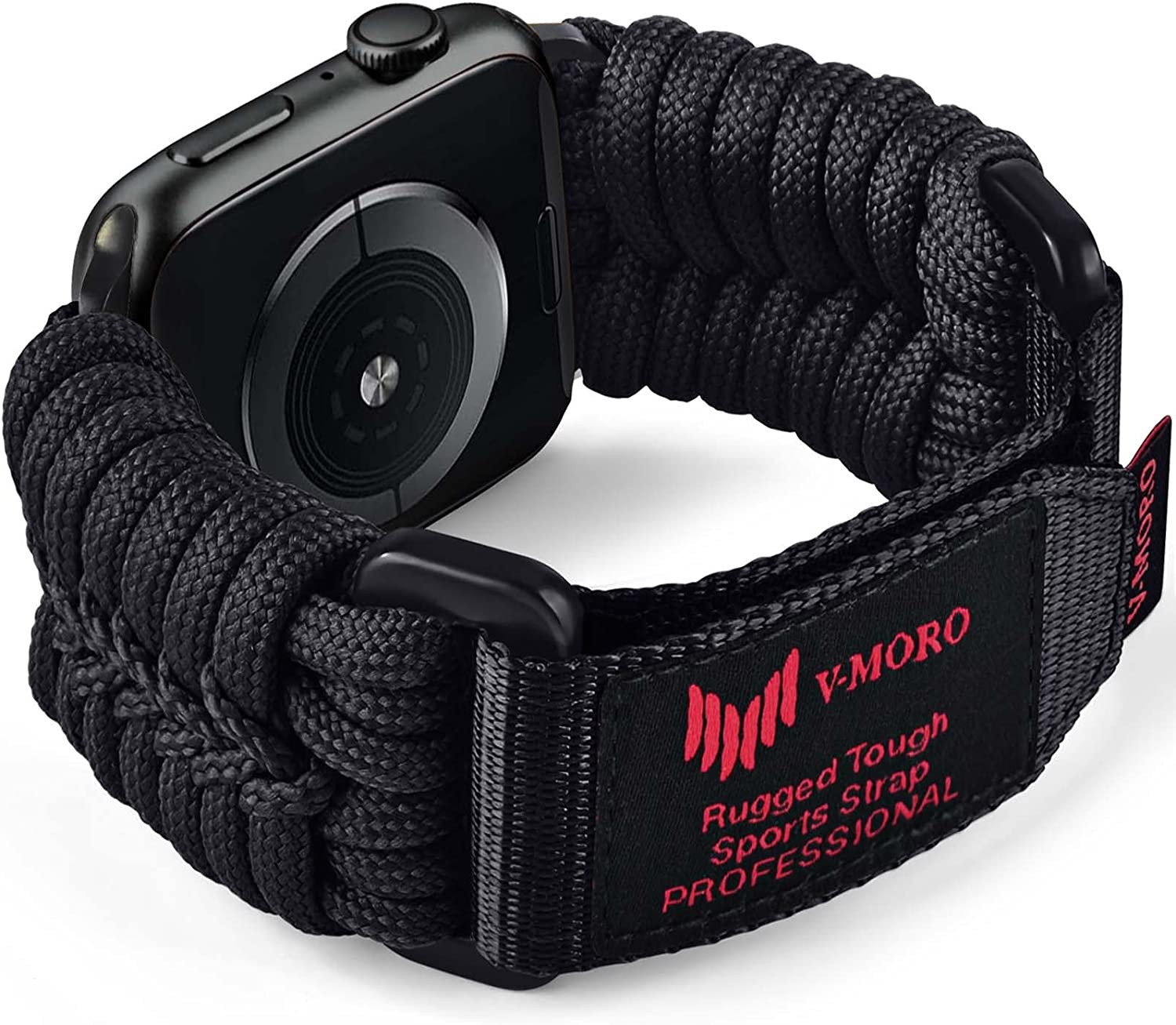 Apple Watch Band Rugged Military Paracord Nylon Iwatch Ultra 8 7 6 SE 5 4 3 2 1