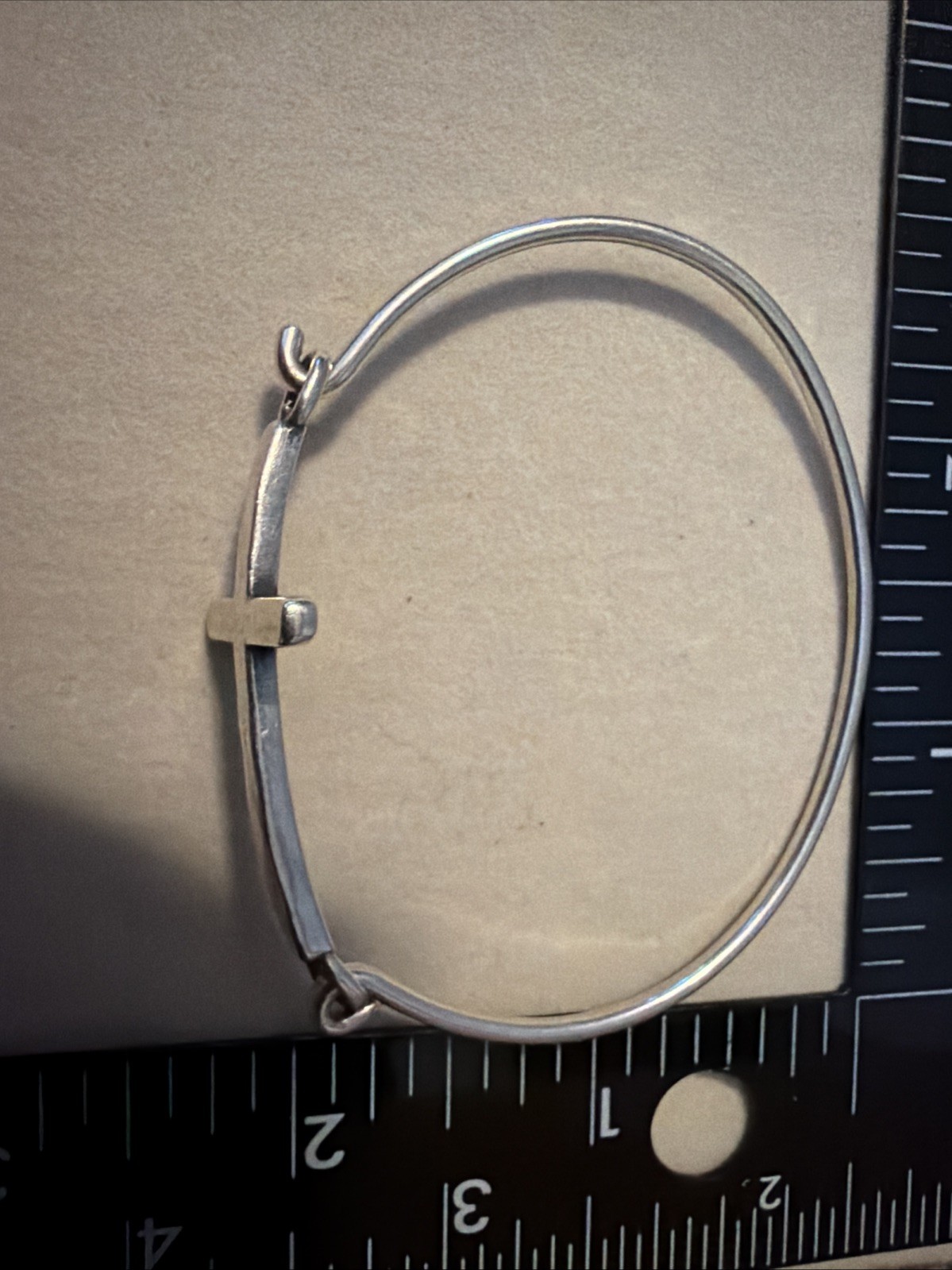 James Avery Horizon Cross Hook-On 925 Sterling Silver Bracelet
