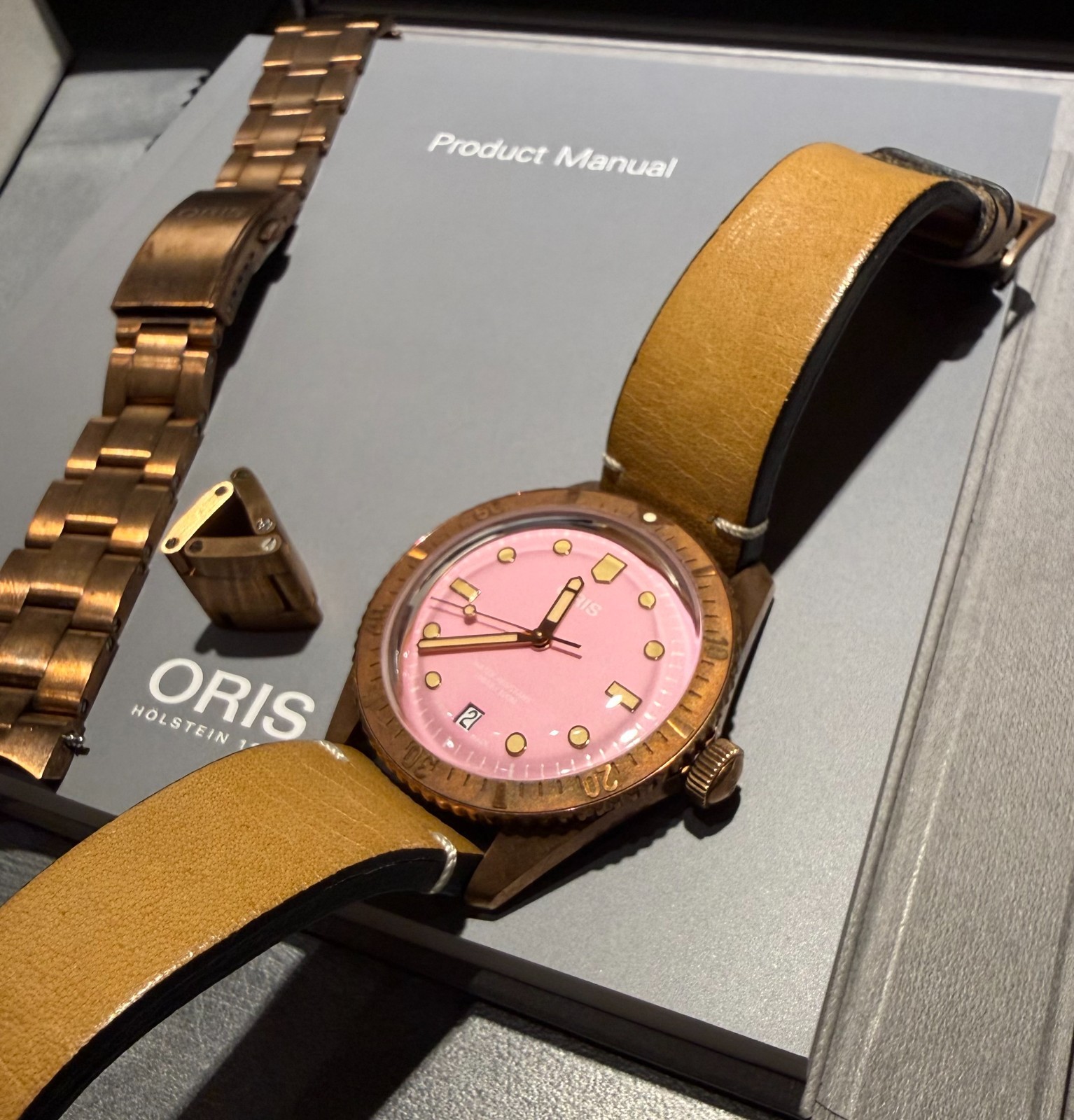 Oris Divers Sixty-Five “Cotton Candy” Pink Unisex Adult Watch