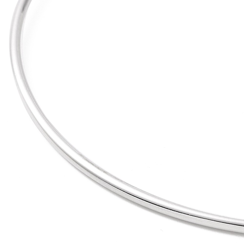 Bangle Stainless Steel Gold Silver Beaded Women Fashion Jewelry Gift T95