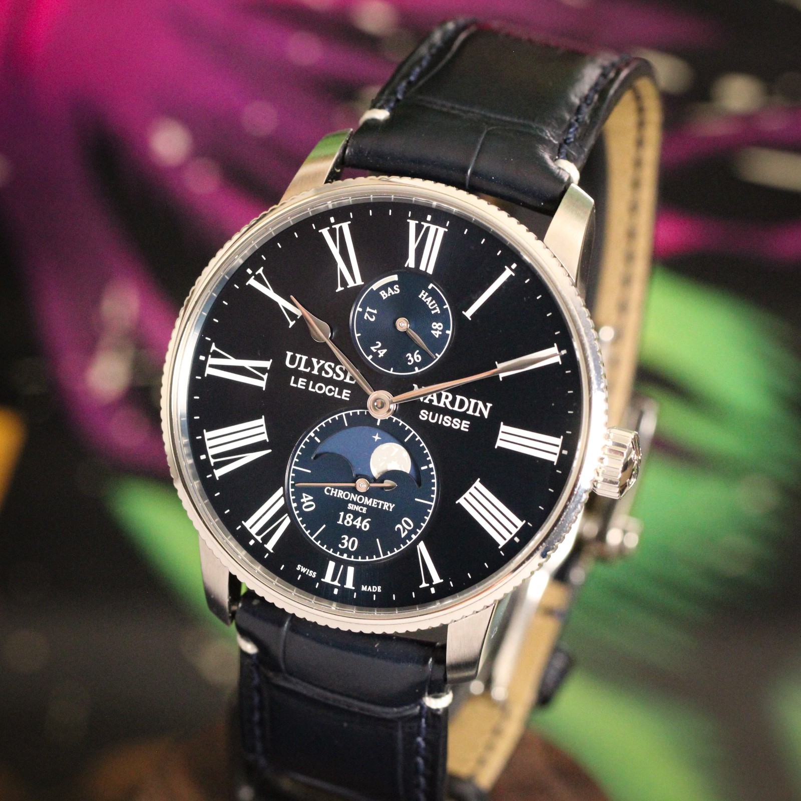 Ulysse Nardin Marine Torpilleur Moonphase 1193-310LE-3A-175/1A Blue Limited