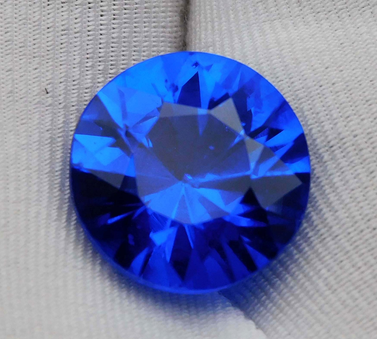 12 Ct Natural Montana Blue Sapphire Round Cut Certified Loose Gemstone Jewelry