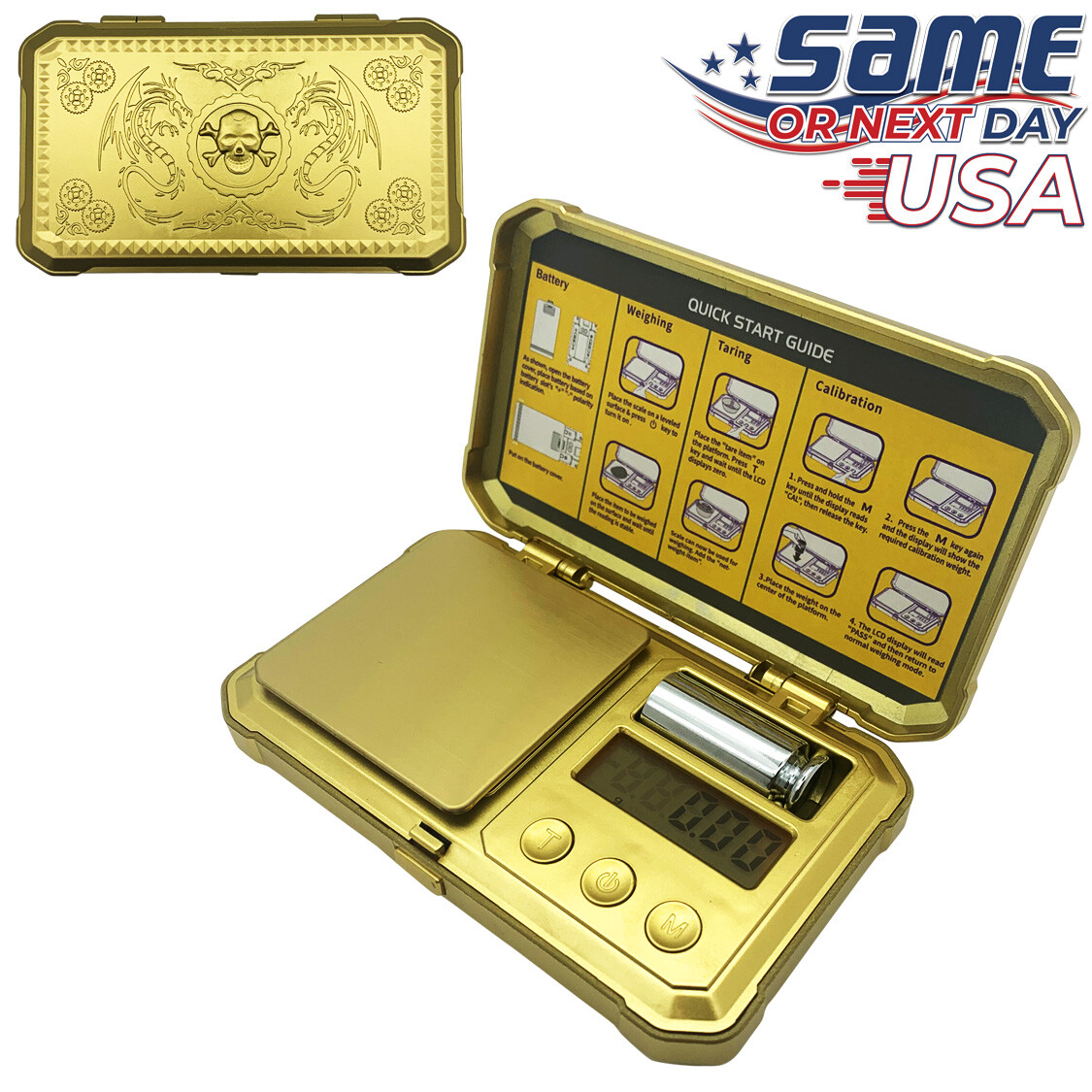 GOLD Fuzion Digital Pocket Scale 200g x 0.01g Jewelry Gold Gram Karat Weight
