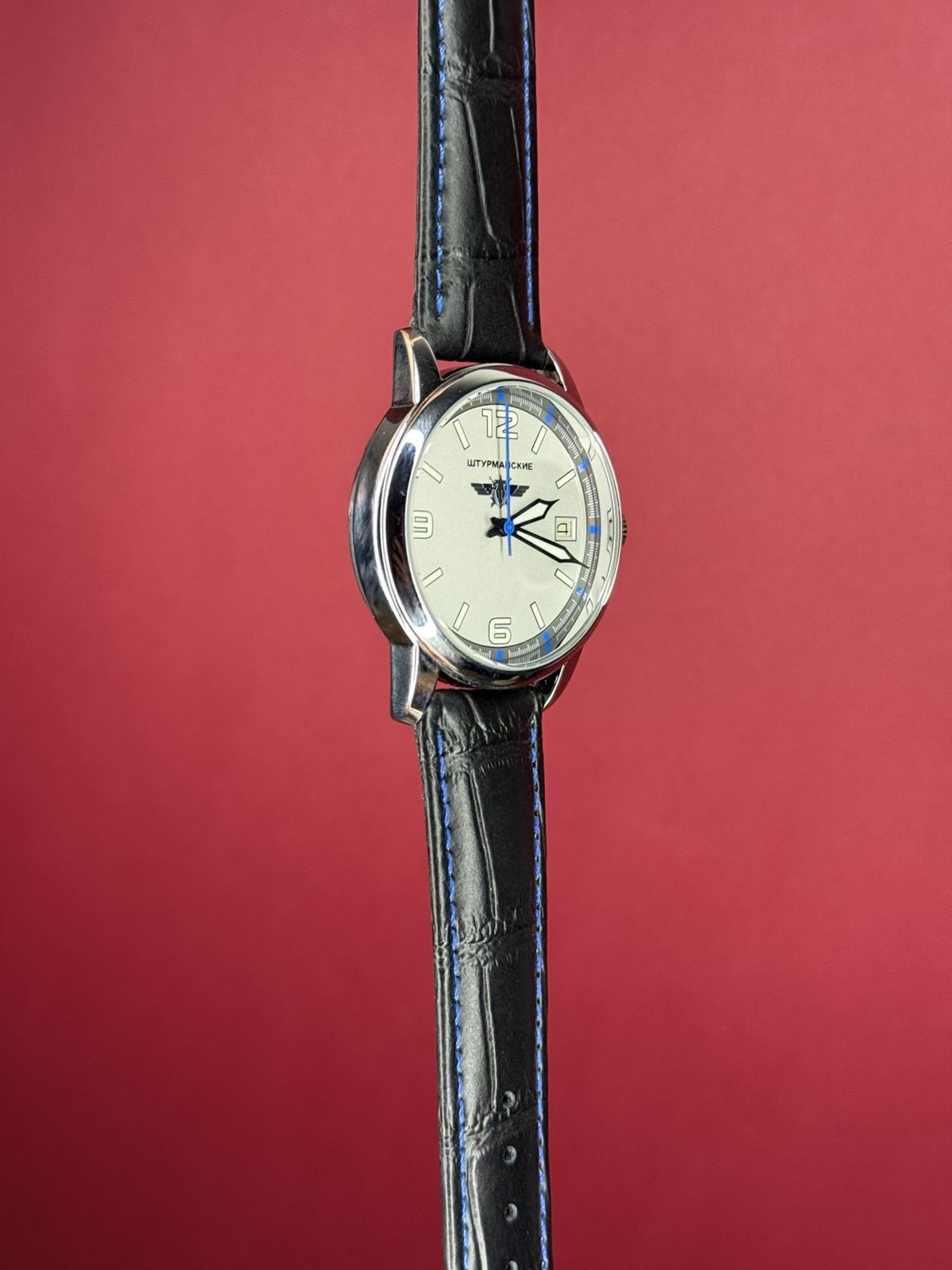 Aviator Watch Mechanical Pilot Soviet USSR Military Calendar Men Day Raketa
