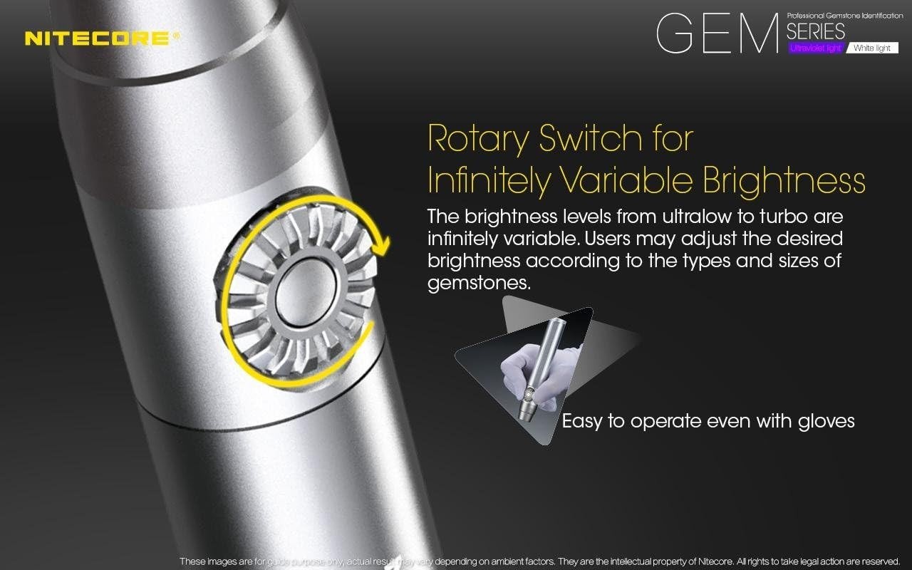 Professional Rechargeable Gemstone Identification Light – 500 Lumens Brilliance