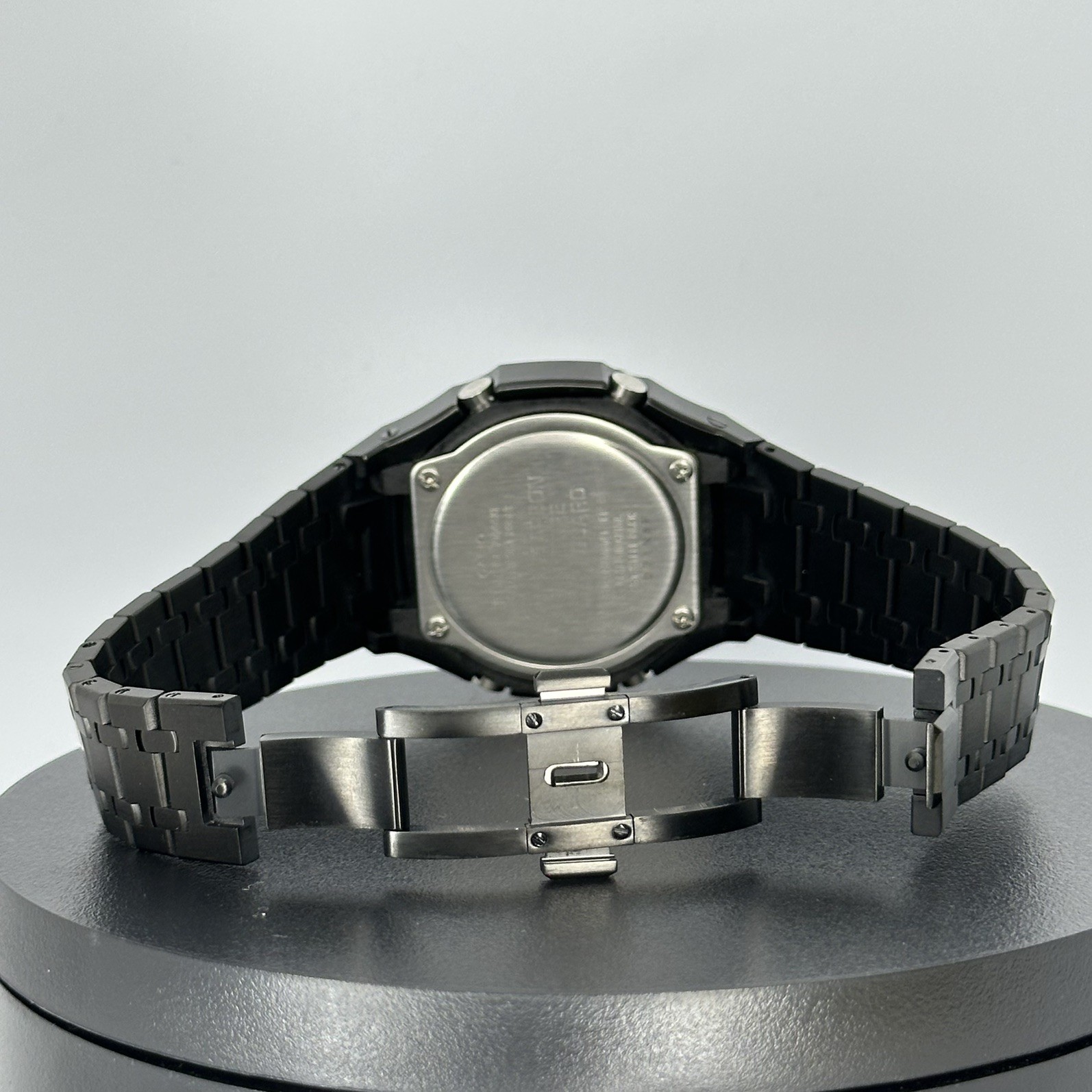 Casio GA2100 Mod/ Kit – Metal Mod Kit Case Bezel Strap GA2110 GAB2100 Black