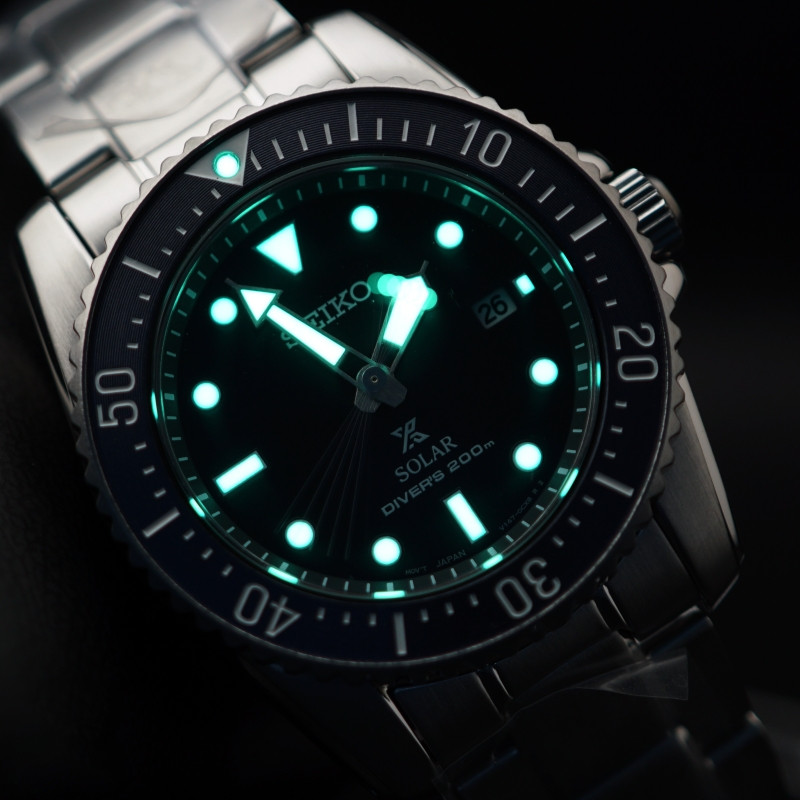 SEIKO Prospex Sea SNE569 Gray Dial Solar Power Diver Men’s Watch New with Box