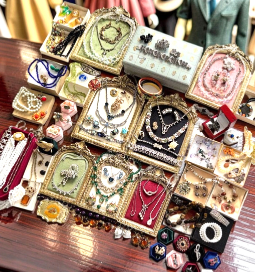 Missouri Dept Store Buyer Estate Vtg Jewelry Lot Eisenberg Ice 925 Many Weiss