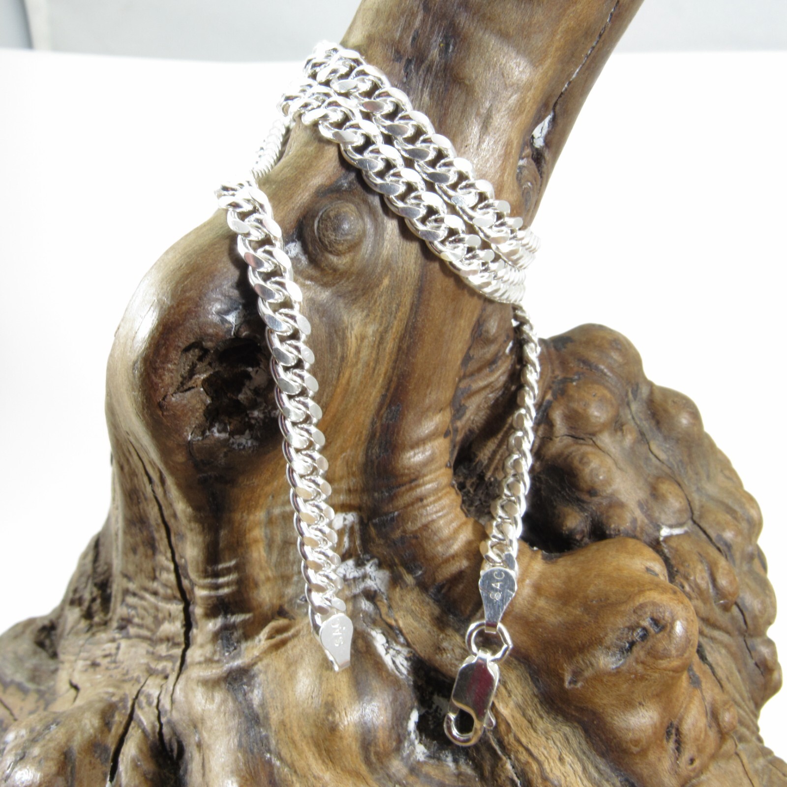 4.2MM Solid 925 Sterling Silver Men’s Italian MIAMI CUBAN Chain, Made in Italy