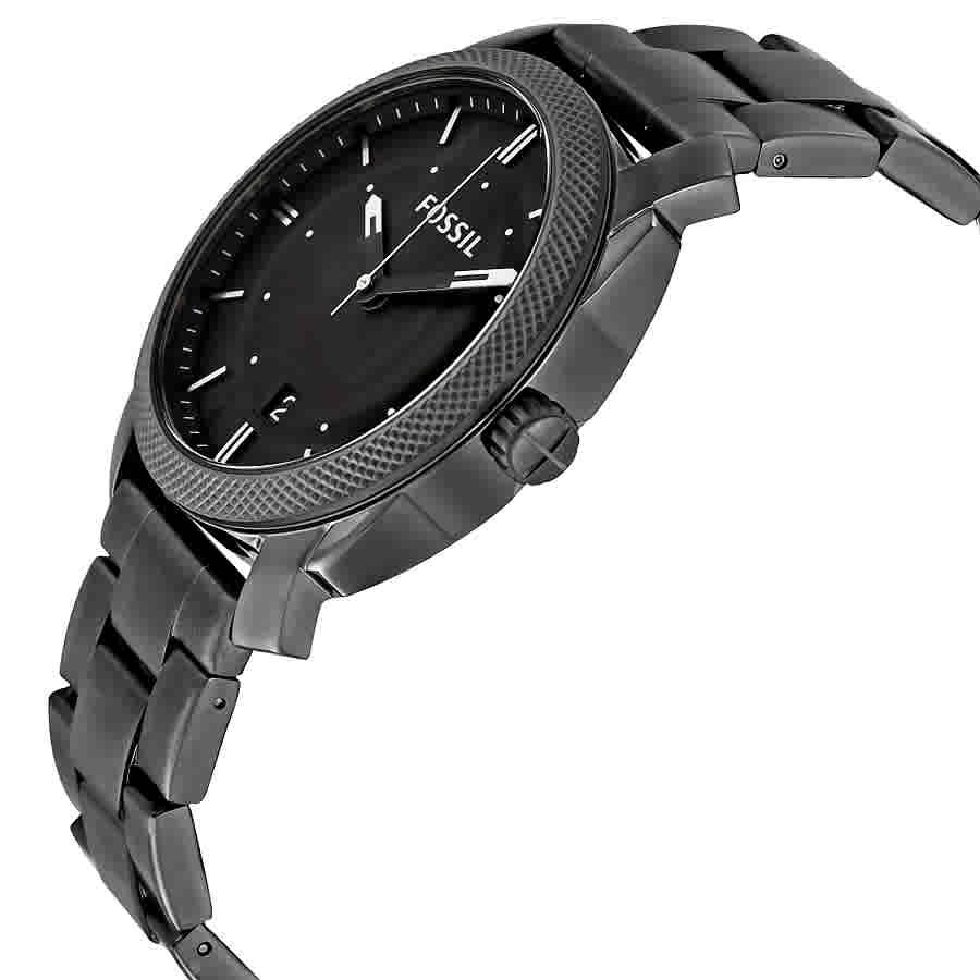 Fossil Machine Black Dial Smoke Ion-plated Men’s Watch FS4774