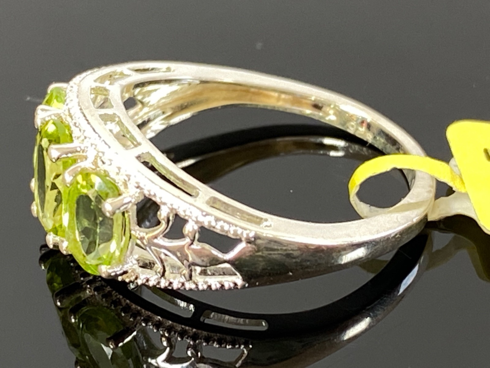 Sterling Silver STS CHUCK CLEMENCY Peridot Ring New w/ Tag – Size 6 / 2 Grams