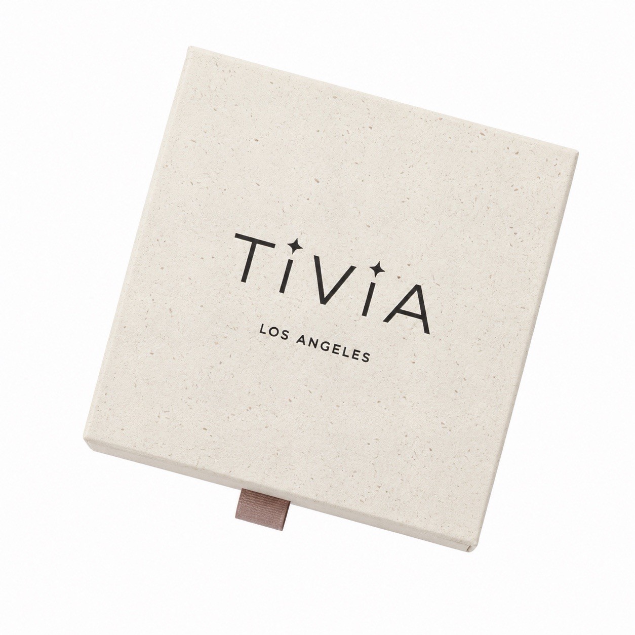 TIVIA Titanium Flat Back Push Pin Moissanite Stud Earrings 5mm