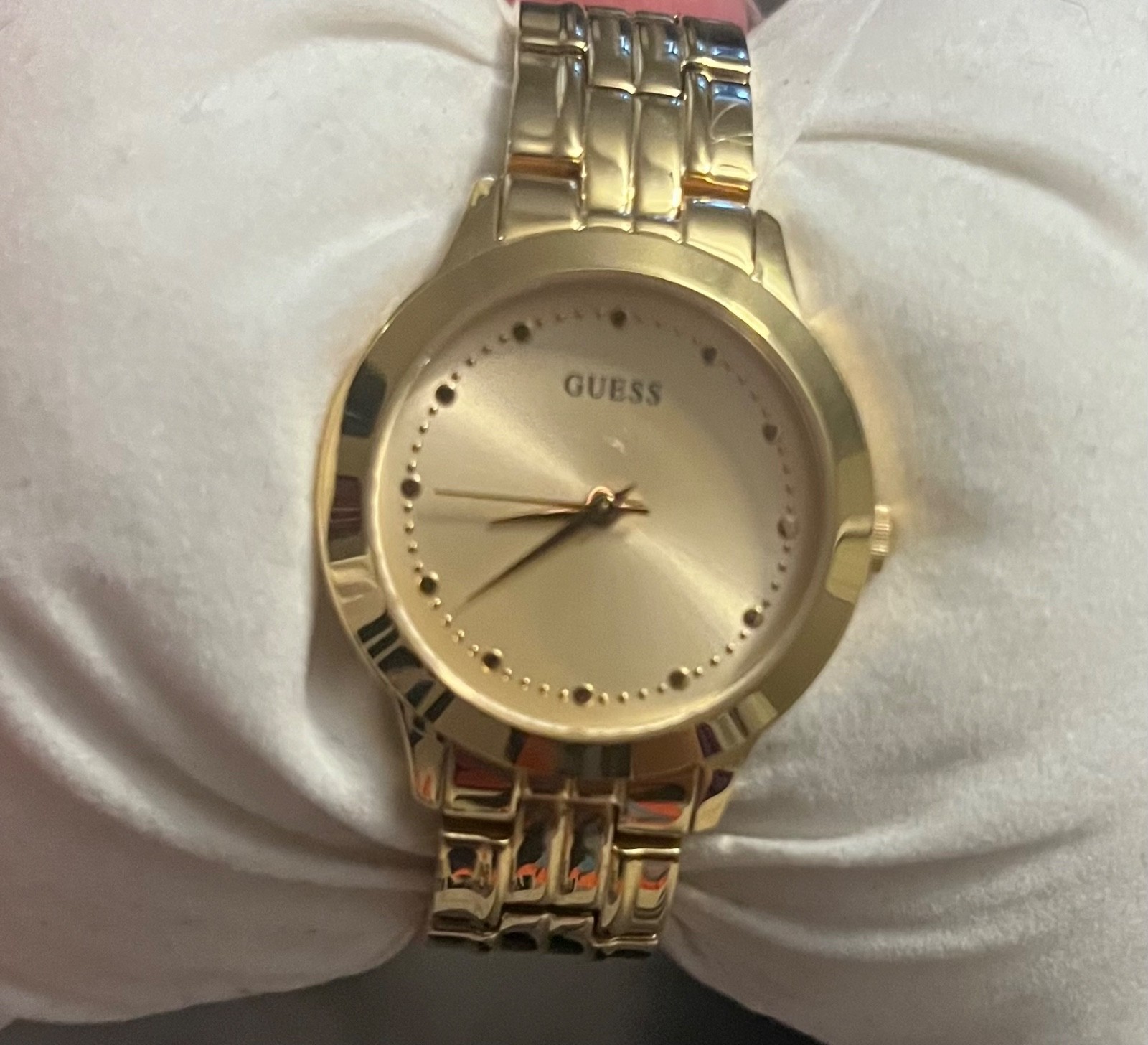 Women’s Goldtone Stainless Steel 30mm Guess Watch