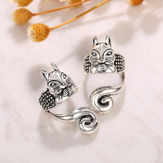 Cute Squirrel Cuffs •Non-Pierced Ear Clip •A Pretty Gift Sold as A PAIR!