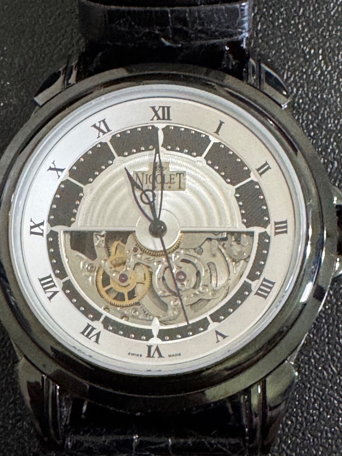 Nicolet 1886 022/500 WOW Skeleton 25 J Automatic Watch Limited Edition