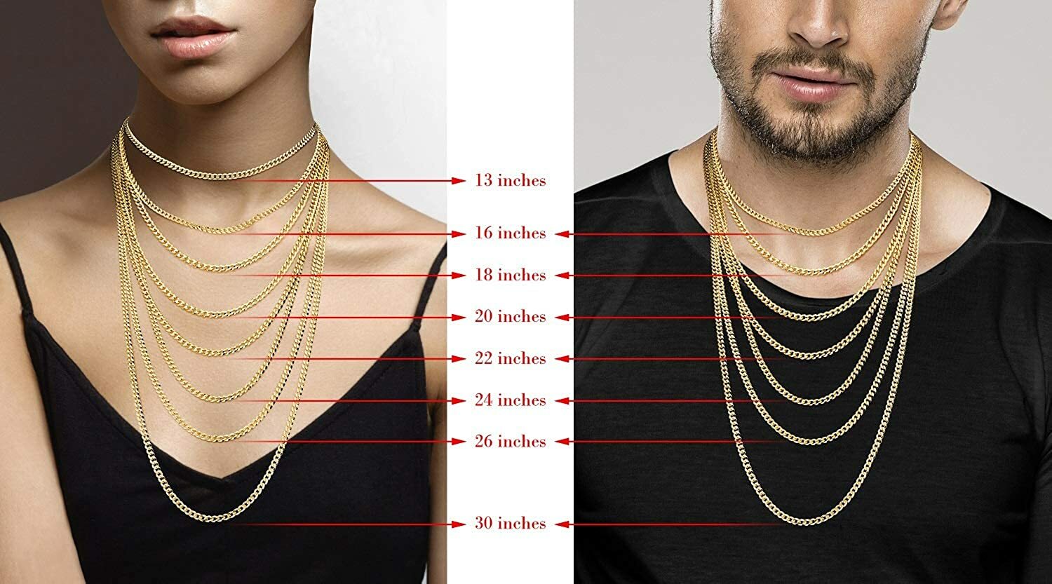 3MM Solid 925 Sterling Silver Italian Gold Curb Cuban Chain Necklace 18″- 24″