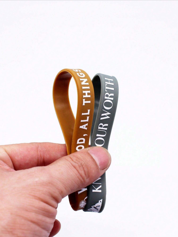 Random Christian Bible Verse Silicone Wristbands Faith Jesus Rubber Bracelet Lot