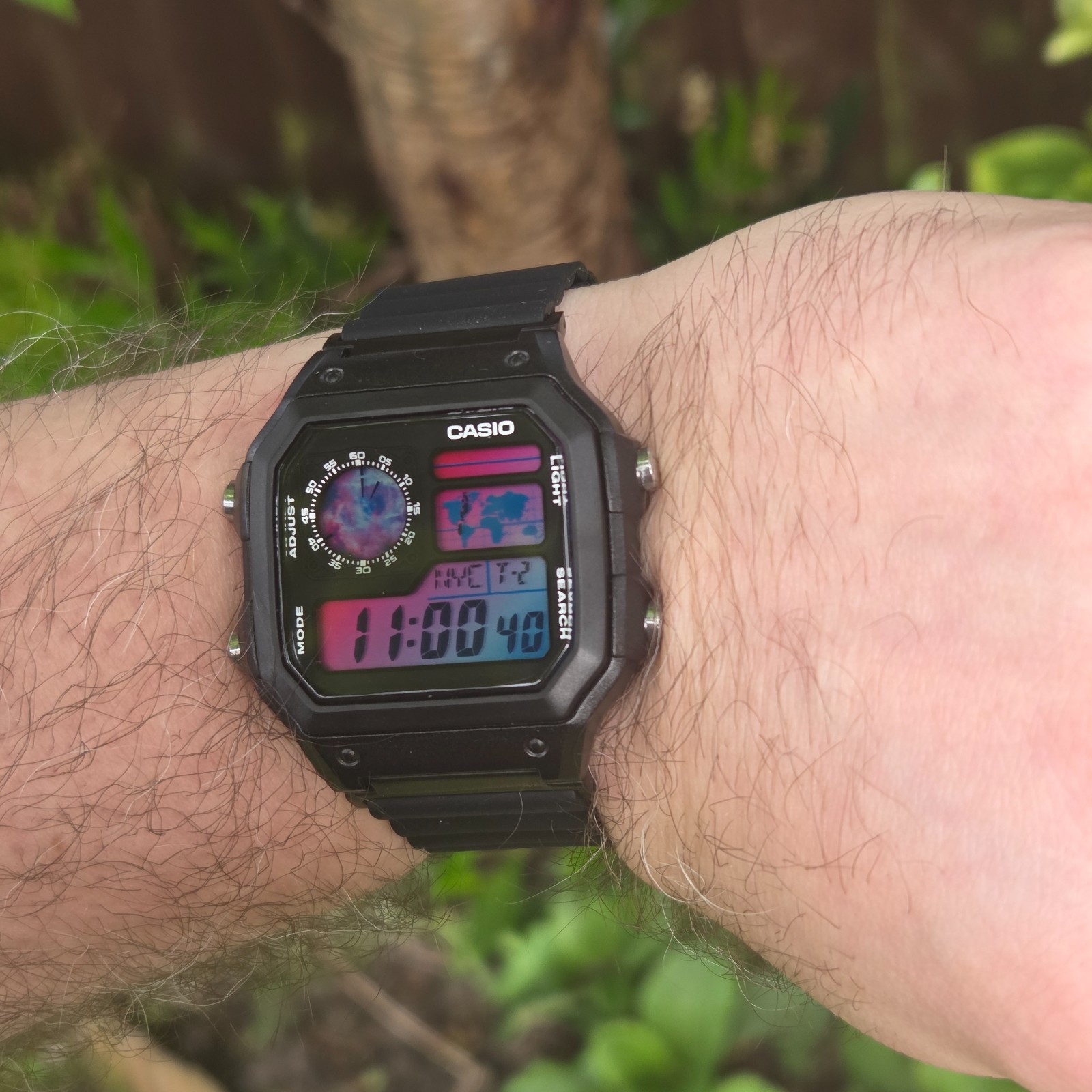 New Casio Royale AE1200 Mod – Event Horizon. Nebula Gradient. Hydromod.