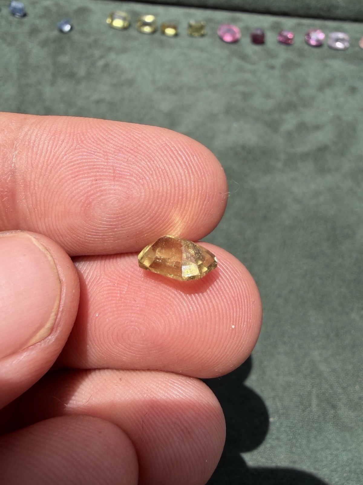 2.61 ct Golden Yellow Emerald Cut Sapphire | 9.4 × 6.1 × 4.5 mm