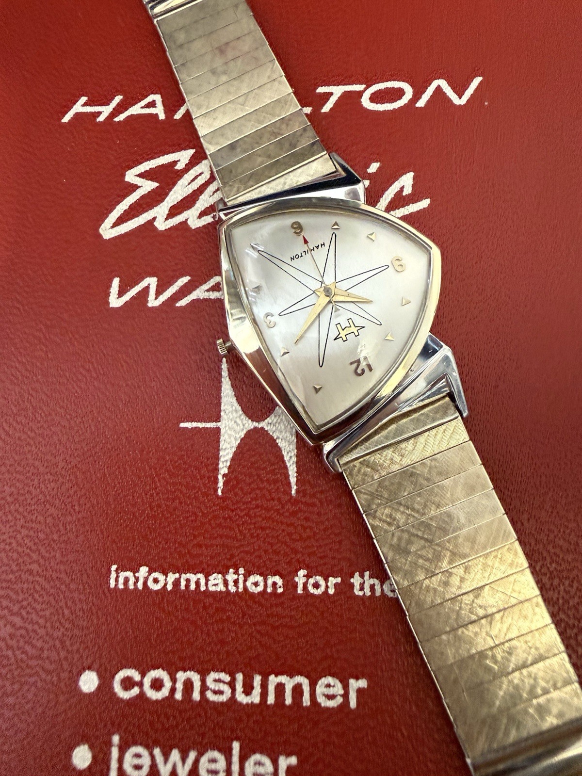 1960’s Hamilton Electric Watch PACER-Refurbished 505 NEW CONTACT-1 YEAR WARRANTY