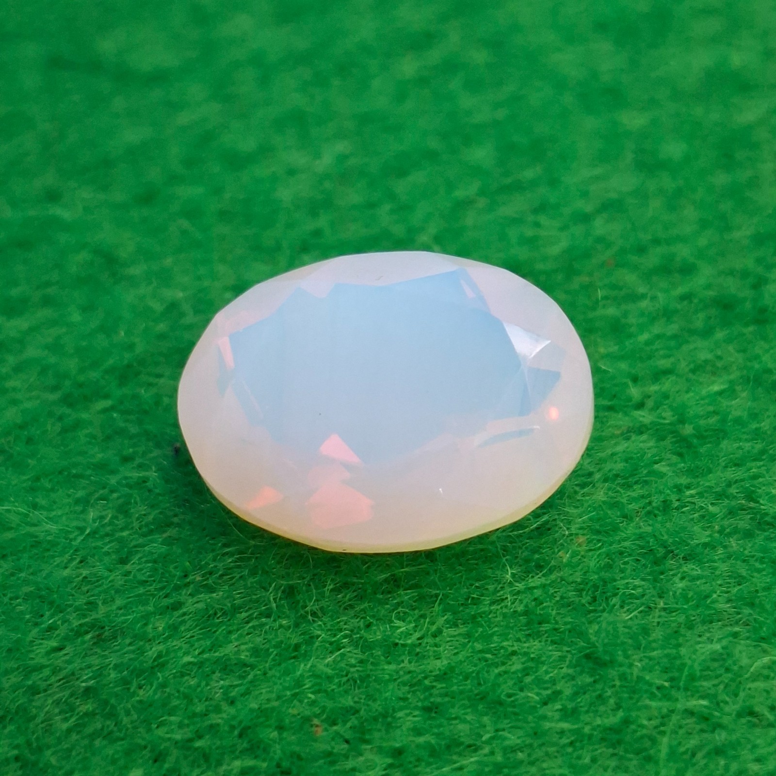 Natural AAA Welo White Opal Oval Cut 10-12 Ct Loose Certified Gemstone GB085