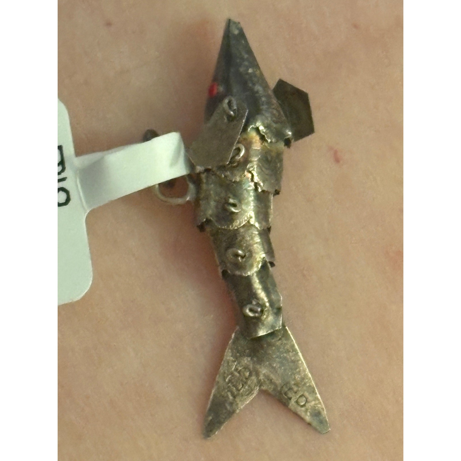 Articulating fish sterling silver 925 Made in Peru