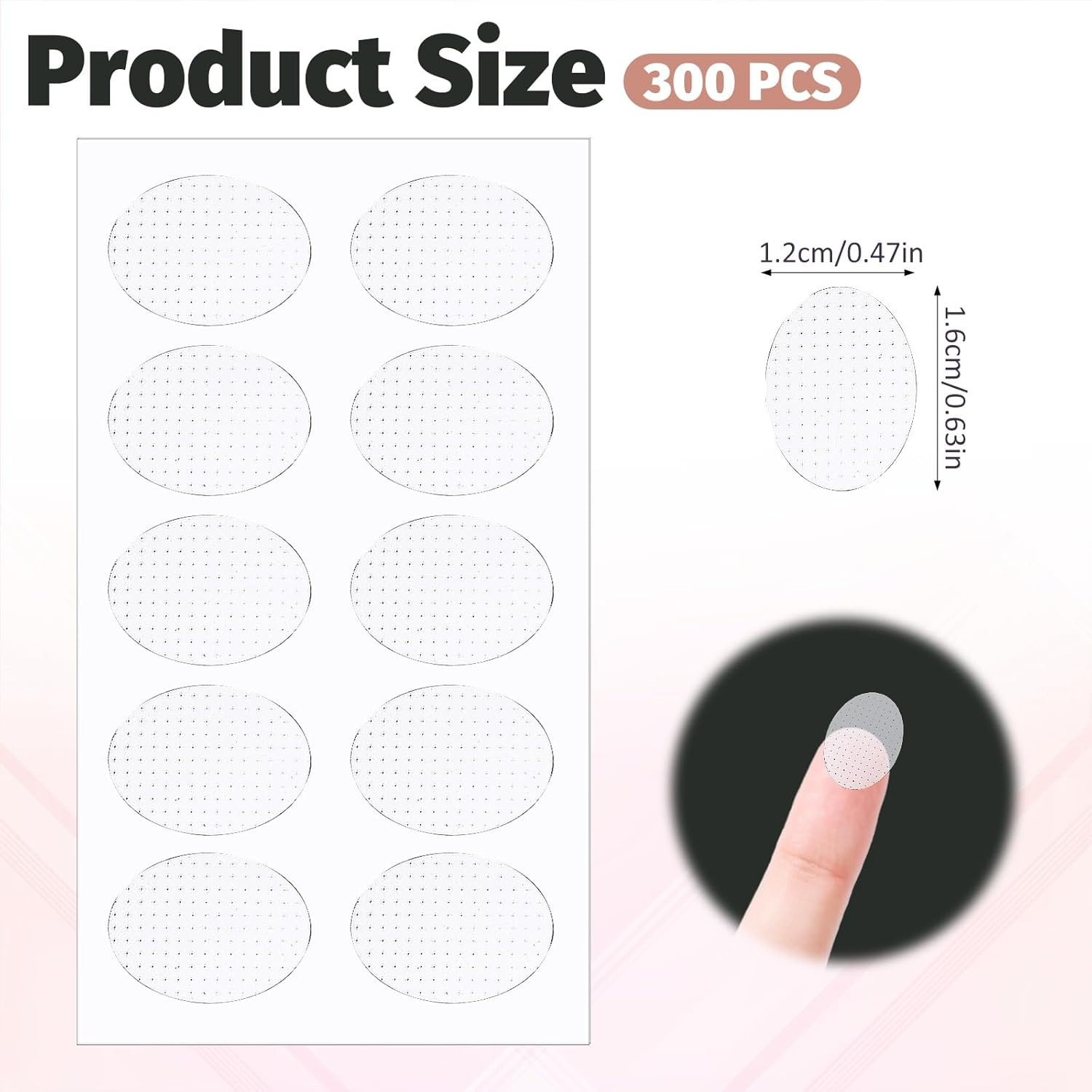 300 Earlobe Support Patches for Heavy Earrings