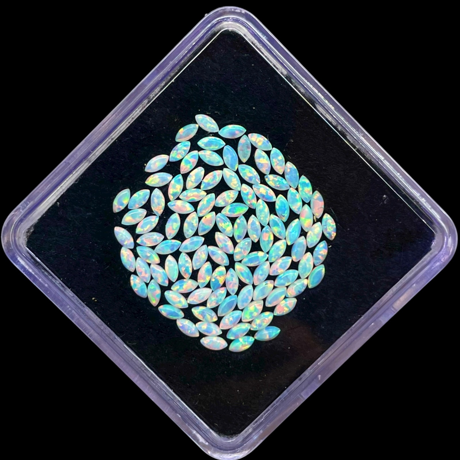 20 Pcs Australian Opal 3×1.5mm Marquise Cabochon AAA Quality Gemstones Lot