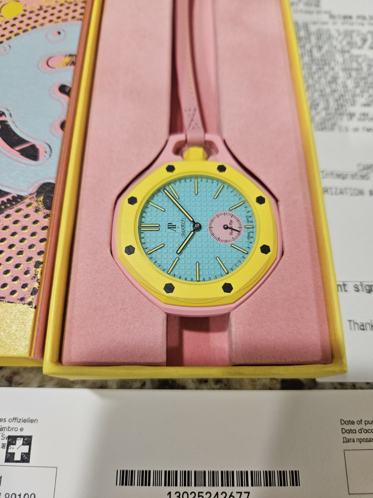 AP AUDEMARS PIGUET X SWATCH ROYAL POP | OTG ROZ | BRAND NEW IN BOX AND PAPERS