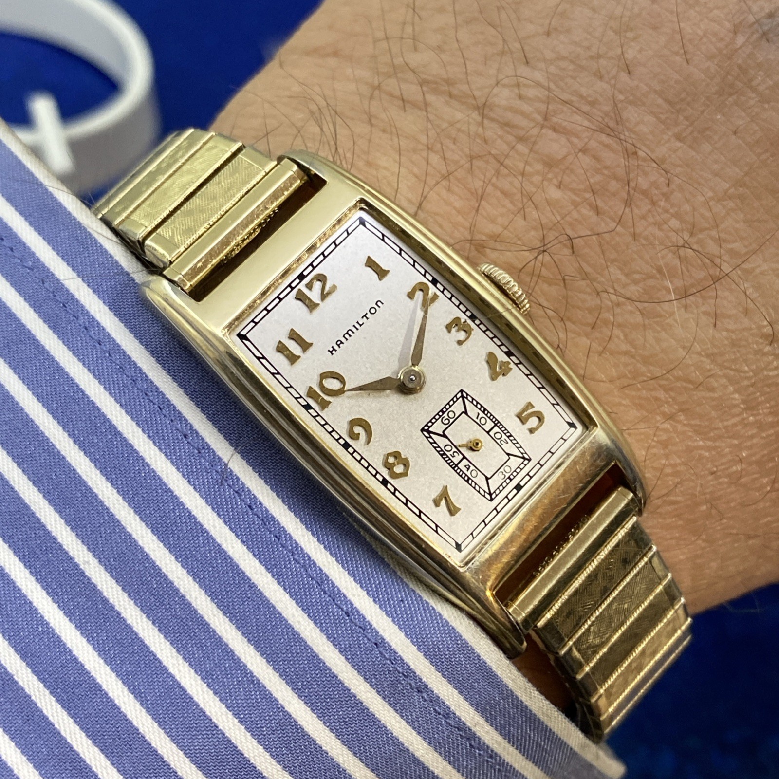 Vintage 1936 Man’s HAMILTON CLARK Stunning Long Case Serviced & 1 Year WARRANTY