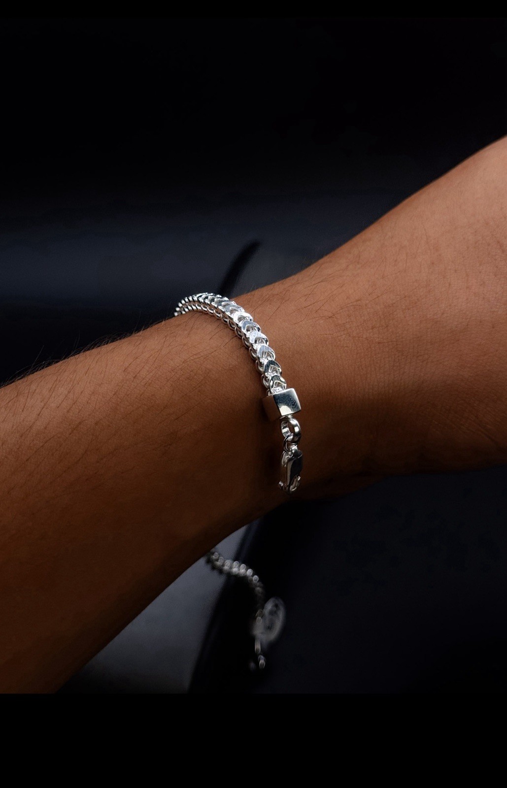 925 Sterling Silver Franco Chain Necklace & Bracelet – Italian Design, 4mm