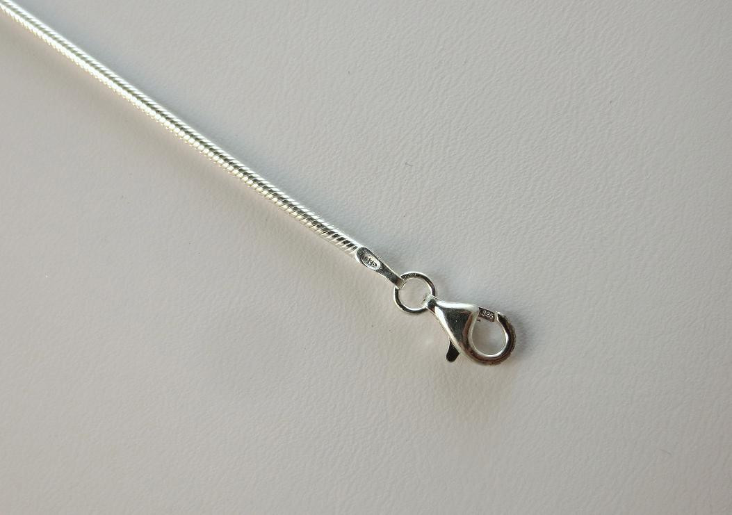 1.5mm Sterling Silver Snake Chain. 16,18,20,22,24,30 inches, Pure .925 Italian