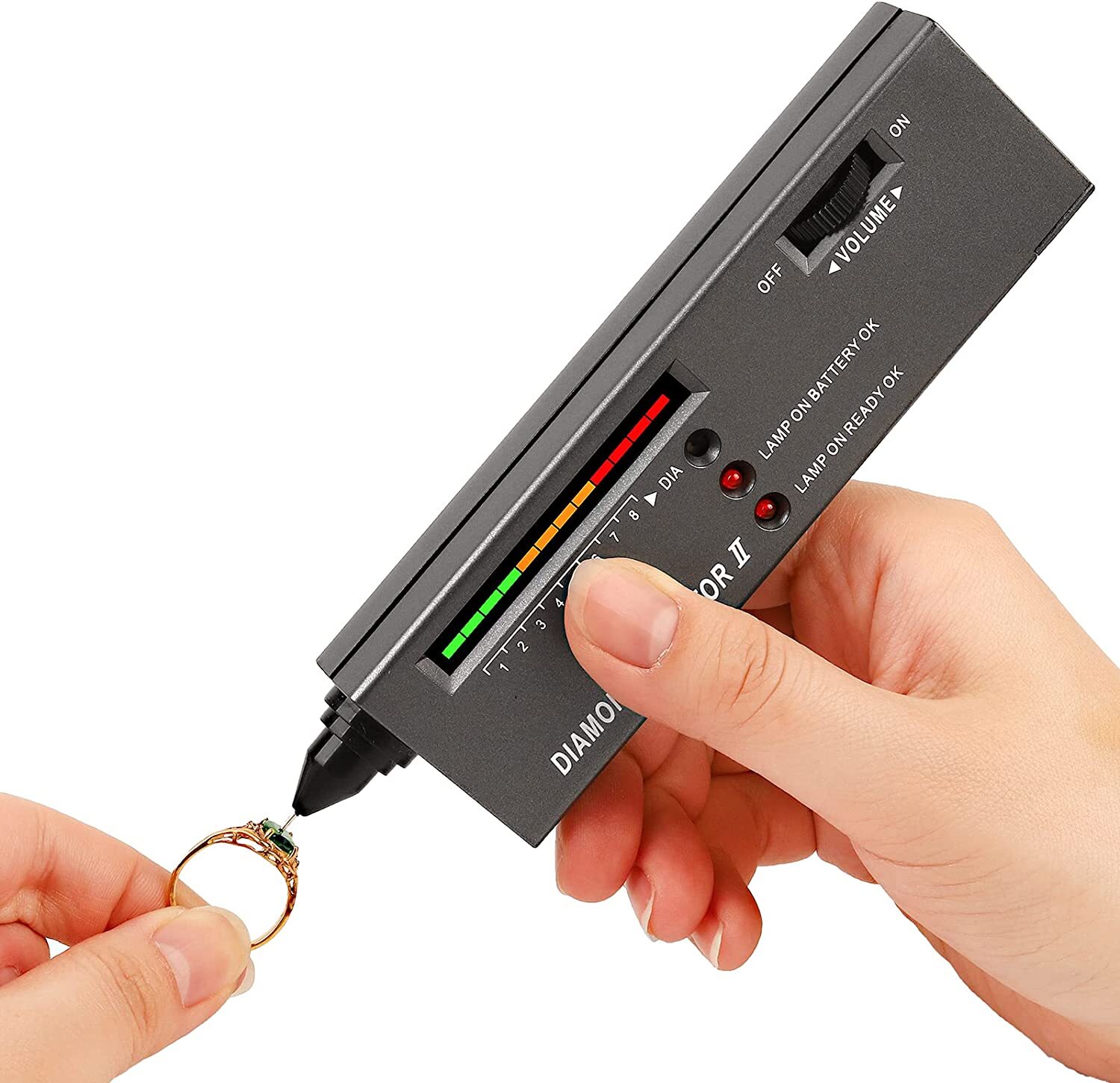 Diamond Selector V2 Portable Diamond Tester with Case & Gemstone Platform