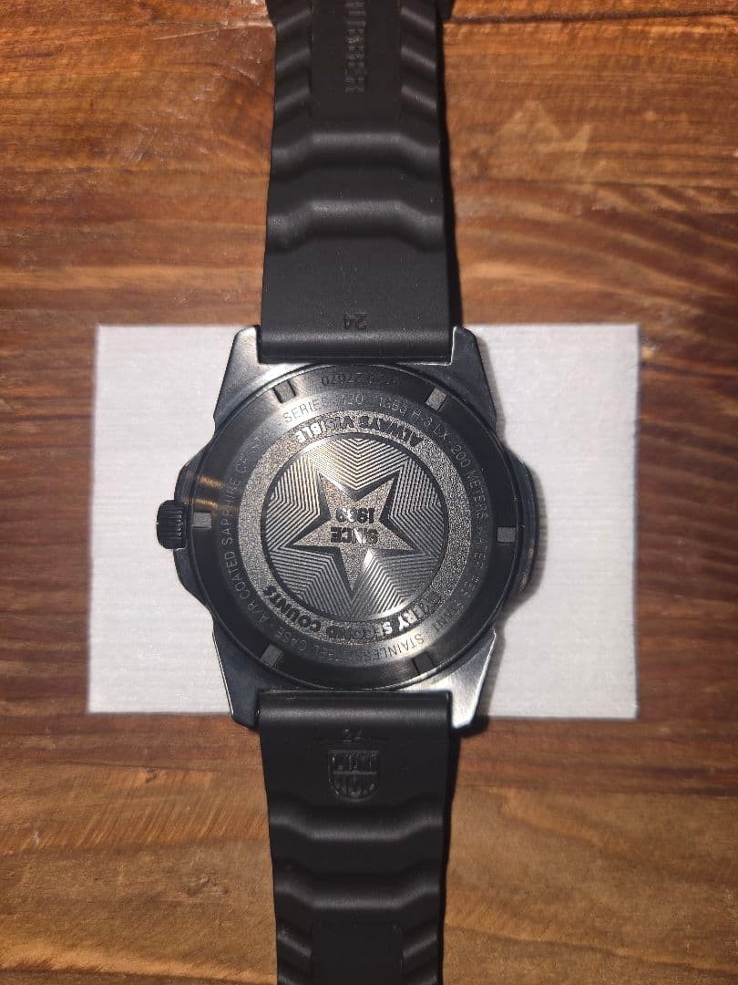 LUMINOX Ref.3121 Blackout Pacific Diver 3120 Quartz 44mm Black SS