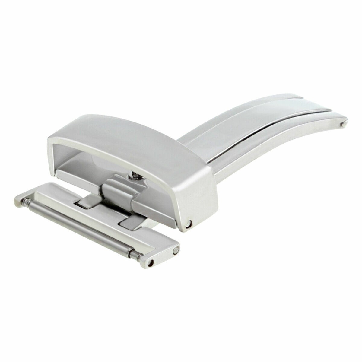 14-16-18-20-22-24MM SINGLE FOLD FOR DEPLOYMENT CLASP WATCH BUCKLE STAINLESS STEE