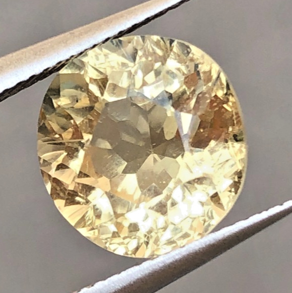4.25 ct Top Quality Natural faceted Flower cut Citrine Loose Gemstone