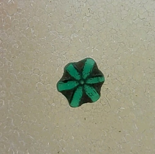 EXTREMELY RARE Tripache Emerald From Colombia 0.10 ct 3.65 x 3.10 x 1.28 mm