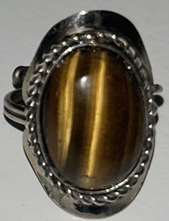 ✨Peruvian Jewelry Amethyst Quartz Ring Adjustable Size Alpaca Silver Artisan✨